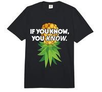 If You Know You Know Upside Down Pineapple for Swingers Comfort Colors Adult Heavyweight T-Shirt