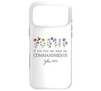 If You Love Keep My Commandments John 14:15 Bible Verse God Case for iPhone 17 Pro Max