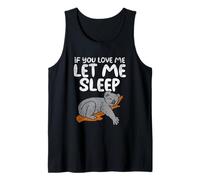 If You Love Me Let Me Sleep Funny Koala Tank Top