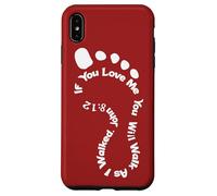 If You Love Me You Will Walk As I Walked John 8:12 Case for iPhone XS Max