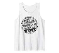 If You Miss Us Just Remember, Colleagues Leaving Farewell Tank Top