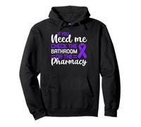 If You Need Me Check The Bathroom Crohn's Disease Pullover Hoodie