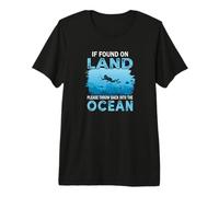 If You On Land Throw Back Into The Ocean Scuba Diving Premium T-Shirt