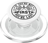 If you´re not first you are last - simracing merch PopSockets PopGrip for MagSafe