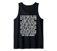 If You’re Reading This You’re Too Close Tank Top