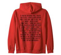 If You’re Reading This You’re Too Close Zip Hoodie