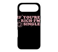 If You’re Rich I’m Single Funny Quote Pink Design Case for iPhone Air