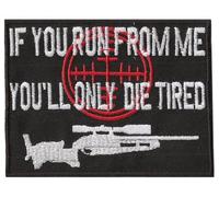 If you Run from Me, You only Die Tired, US Army, Sniper, Patch, Scharfschütze, Marines, Abzeichen