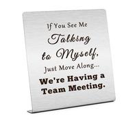 If you see me Coworker Gifts for Women Men Funny Office Desk Decor Sign Humorous Gifts for Colleagues Positive Office Desk Decor Inspirational Gifts for Friends Motivational Home Office Desk Decor