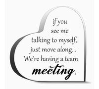 If You See Me Talking To Myself Just Gifts For Mom Delicate Mom Birthday Gifts From Daughter Son Cordate Acrylic 3.9 X 3.9 Inch Thanksgiving Mothers Day Birthday Gifts For Mom, Ideas