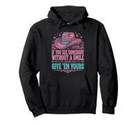 If You See Somebody Without A Smile Give Em Yours Cowgirl Pullover Hoodie