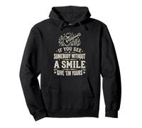 If You See Somebody Without A Smile Give Em Yours Western Pullover Hoodie