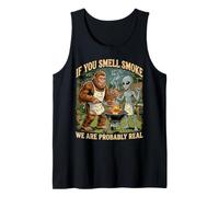If You Smell Smoke We are Probably Here Funny BBQ Tank Top