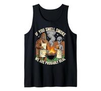 If You Smell Smoke We are Probably Here Funny BBQ Tank Top