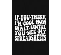 If You Think I'm Cool Now Wait Until You See My Spreadsheets Groovy Notebook | Funny CPA Saying Journal: Spread Sheet Saying For Data Analyst, Accountant, Bookkeeper (Lined Pages Notebook)