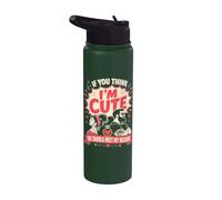 If You Think I'm Cute You Should Meet My Husband Stainless Steel Insulated Water Bottle