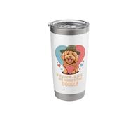 If You Think I'm Cute You Should See My Doodle Goldendoodle Stainless Steel Insulated Tumbler