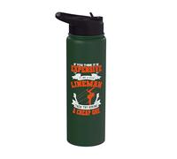 If You Think It is Expensive to Hire a Good Lineman Stainless Steel Insulated Water Bottle