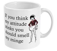 If You Think My Attitude Stinks You Should Smell My Minge Mug