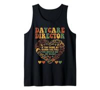 If You Think My Hands Full You Should See My Heart Daycare Tank Top