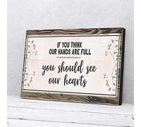 If You Think Our Hands Are Full You Should See Our Hearts Canvas Prints Wall Art