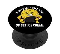 If You Want a Soft Serve Go Get Ice Cream Funny Pickleball PopSockets Adhesive PopGrip