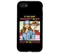 If You Want Breakfast in Bed Sleep in the Kitchen Retro Fun Case for iPhone SE (2020) / 7/8