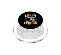 If You Want Me to Listen Talk About Fishing Angler PopSockets PopGrip for MagSafe