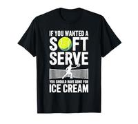 If You Wanted A Soft Serve Shirt Funny Tennis Player Men Boy T-Shirt
