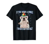 If You were A Pibble I Would Clean Your Belly Pit Bull Meme T-Shirt