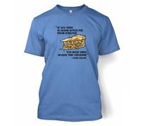 If You Wish To Make Apple Pie Carl Sagan T-shirt - Science Geek Tshirt - Blue