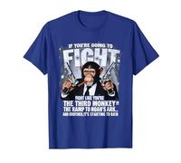 If You're Going Fights Like Youre The Third Monkey Christian T-Shirt, Men, Royal Blue, Small