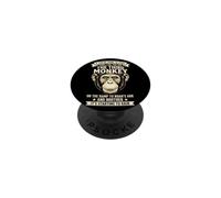 If You're Going to Fight Third Monkey Chimp PopSockets Adhesive PopGrip