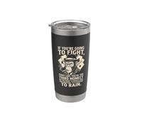 If You're Going to Fight Third Monkey Chimp Stainless Steel Insulated Tumbler