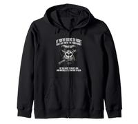 If You're Going to Fight Third Monkey Chimp Zip Hoodie