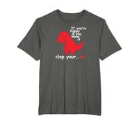 If You're Happy And You Know It Clap Your Hand - Funny Dino T-Shirt