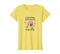 If You're Happy and You Know It, It's Your Meds T-Shirt, Women, Lemon, M