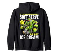 If You're Looking For A Soft Serve Pickleball Game Player Zip Hoodie