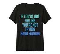 If You're Not Falling Wing Foil Wingsurfing Foil Wing Premium T-Shirt