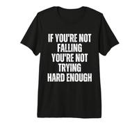 If You're Not Falling Wing Foil Wingsurfing Foil Wing Premium T-Shirt
