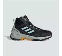 adidas Men's Eastrail 2.0 Mid RAIN.RDY Waterproof Hiking Shoes, Core Black/Aqua/Preloved Yellow, 9.5 UK