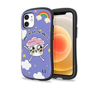 iFace BuzzFeed The Good Advice Cupcake First Class Designed for iPhone 12 mini (5.4") - Cute Shockproof Dual Layer [Hard Shell + Bumper] Phone Case - Grab Life By the Balls!