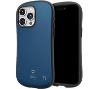 iFace Compatible with iPhone 15 Pro Max Case - [First Class] Cute Drop Proof Cell Phone Cover - Coral Blue