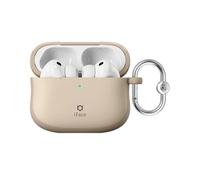 iFace First Class Case Compatible with AirPods Pro 3 - Cute Shockproof Hybrid Dual Layer [Hard Cover + Bumper] Keychain Protective Case [Drop Tested] - Cafe Latte