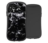 iFace First Class Marble Series per iPhone X/XS - Custodia Protettiva [Guscio Rigido + Paraurti] Antiurto per Telefono [Sottoposta a Test di Caduta] Case iPhone X/XS - Nero Marmorizzata