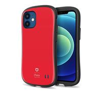 iFace First Class per iPhone 12 Mini - Simpatica Custodia Protettiva Ibrida [Guscio Rigido + Paraurti] Antiurto per Telefono [Sottoposta a Test di Caduta] Case iPhone 12 Mini - Rosso Red