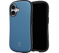 iFace MagSynq Magnetic Compatible with iPhone 16 Phone Case - [First Class] [Compatible with MagSafe] Shock Protection Sturdy Unique Design Fit Glossy Hard Cover Bumper Protector - Coral Blue