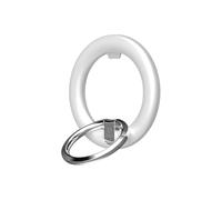 iFace MagSynq Smart Finger Ring Holder [ Compatible with MagSafe ] Magnetic Universal Smartphone Accessory for Girls/Women - Cute Stick-On Phone Attachment for Cellphones - White