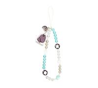 iFace Pusheen the Cat Beaded Wristlet Universal Charm Strap - Wrist Strap for Cell Phone Camera Keys AirPods, Acrylic Nylon, No Gemstone