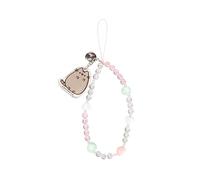 iFace Pusheen the Cat Pearl Bracelet Universal for Cell Phone, Camera, Keys, AirPods, Acrylic and Nylon, No Gemstone
